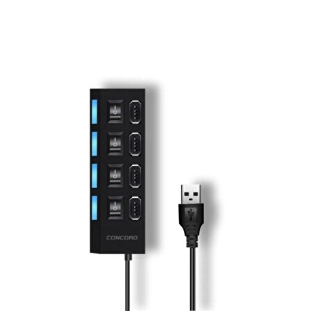 Concord C-852 USB HUB 4 Port USB Çoklayıcı