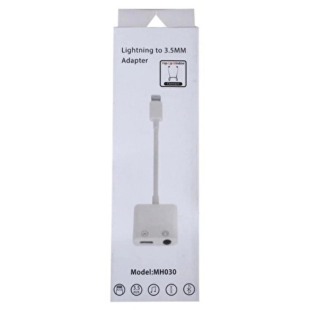 iPhone Lightning Şarj ve Kulaklık Dönüştürücü MH030 Kablo Tip