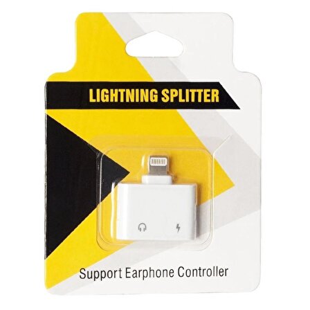 iPhone Lightning 2x Lightning Dönüştürücü Çoğaltıcı Lightning Splitter