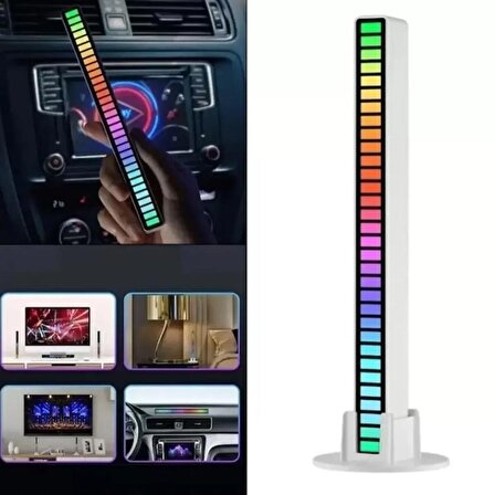 RGB Ekolayzer LED Çubuk – Müziğe Duyarlı Ritim Animasyonlu – Concord RGB-L1