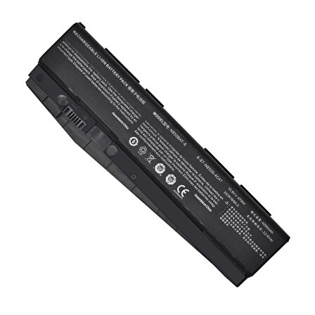 Clevo N850HC, N870HK, N850, N870HK1  Batarya ile Uyumlu Pil N850BAT-6