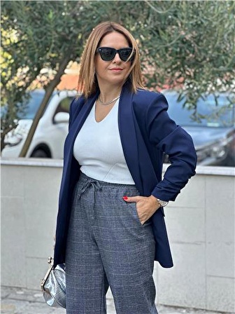 Kolu Büzgülü Blazer Ceket