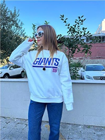 Gaint Baskılı Sweatshirt