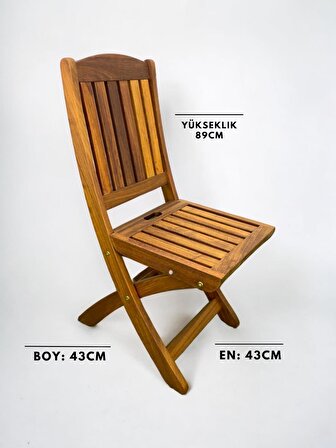 IS330 İroko Sandalye, Bahçe Sandalyesi IS330