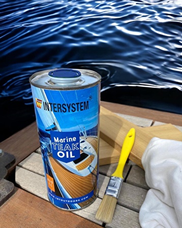 Marine Teak Oil, Teknelerinizin Koruyucusu, Tik Yağı, IROKO Yağı, Ahşap, Tekne, Güverte, Deck, Mobilya Bakım 850cc 