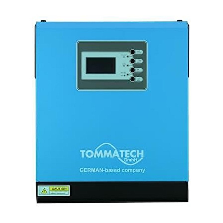 İNVERTÖR 3 KW 24 VOLT 3000 WATT AKILLI TAM SİNÜS TOMMATECH MPPT