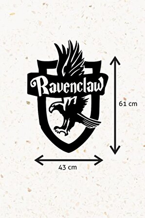 Ahşap Duvar Dekoru Tablo - Harry Potter - Ravenclaw Arması Amblemi