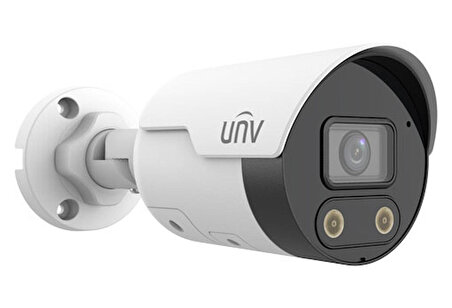 Uniview IPC2124SB-ADF40KMC-I0 4MP IP 4.0mm Sabit Lens H.265+ Sesli LightHunter TrueWDR Bullet Güvenlik Kamerası