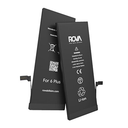 Rova iPhone 6 Plus Yüksek Kapasiteli Batarya Pil 3810 mAh
