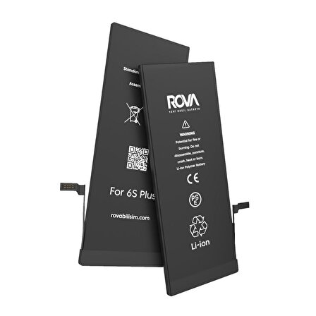 Rova iPhone 6S Plus Yüksek Kapasiteli Batarya Pil 3680 mAh