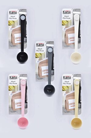 Klipsli Ölçü Kaşığı + Coffee Filters Kahverengi Filtre Kahve Kağıdı 1/4 4 Numara 80'li Paket