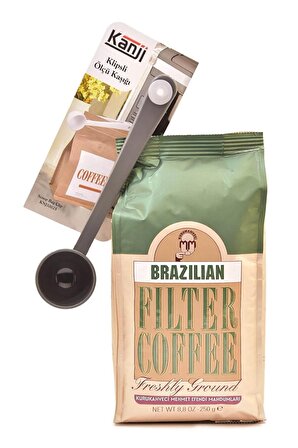 Brazilian Filtre Kahve 250 G + Kanji Klipsli Ölçü Kaşığı
