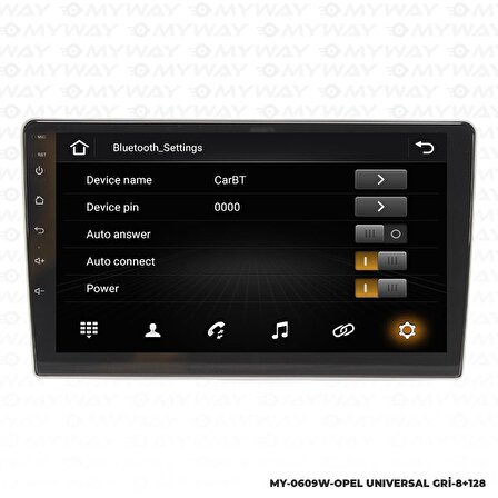 Araç Multimedya Opel Astra H Android 12 Carplay 4Gb Ram + 64Gb Hdd Navigasyon Oem Ekran MYW