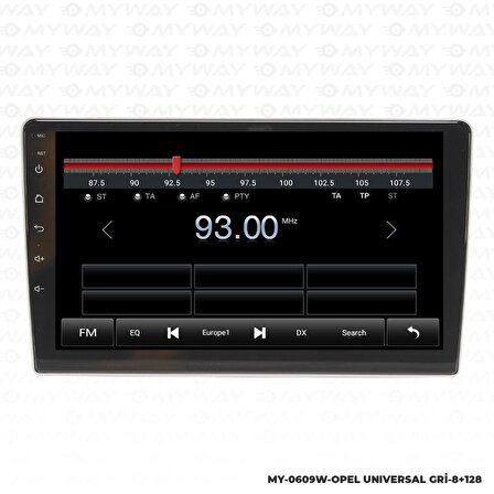 Araç Multimedya Opel Astra H Android 12 Carplay 4Gb Ram + 64Gb Hdd Navigasyon Oem Ekran MYW