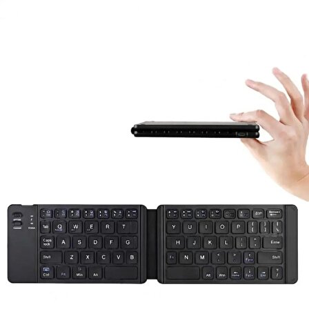 Xiaomi redmi tab 6 uyumlu Tablet telefon Katlanabilir Bluetooth Mini  klavye kablosuz tuş takımı