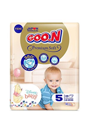 Goon Premium Soft 5 Numara 28'li Bel Bantlı Bez