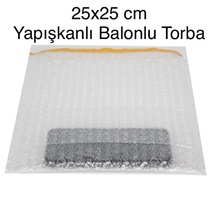 Yapışkanlı Balonlu Torba (25x25 cm)-100 adet