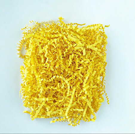 Zigzag Kağıt Dolgu Malzemesi-Sarı Renk (1 paket=250 gram)