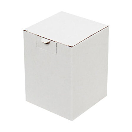 Beyaz Kilitli Kargo Kutusu / Ebat: 12x12x16 cm (100 adet)