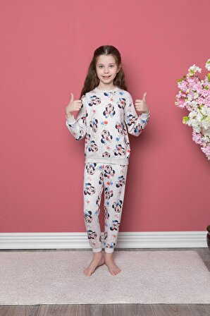 Miki Baskılı Pijama Takım