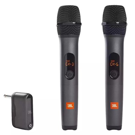 JBL Partybox Siyah Kablosuz Mikrofon Seti (2 Adet)