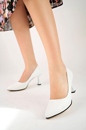 Beyaz Cilt Kadın Ayakkabı