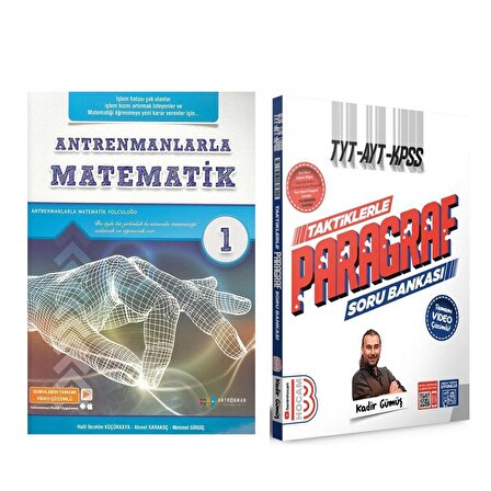 Antremanlarla Matematik 1 ve Benim Hocam Taktiklerle Paragraf Soru 2 Kitap Set