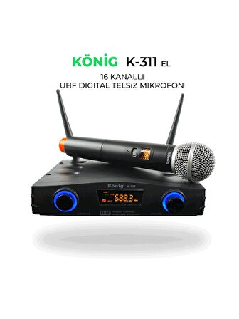 König K–311 El Uhf Telsiz Mikrofon