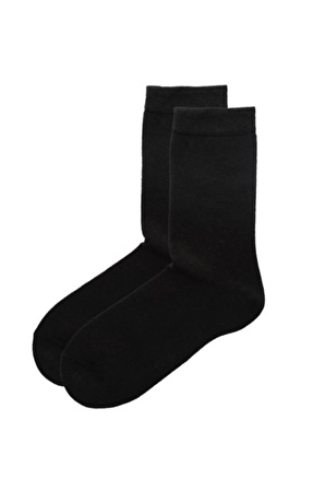 6'lı Siyah Dikişsiz Bambu Kadın Mevsimlik Soket Çorap Seti / Kutulu Set