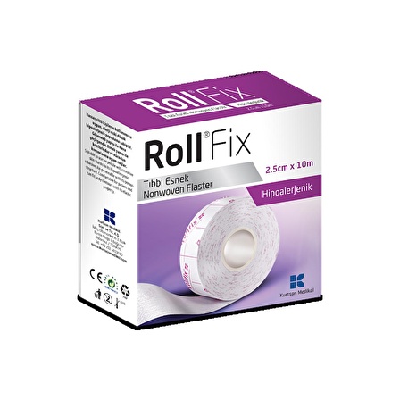 Roll Fix Tıbbi Esnek Flaster 2,5 cm x 10m