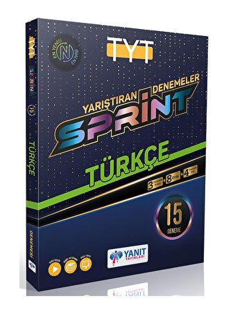 Yanıt YKS TYT Türkçe Sprint 15 Deneme Video Çözümlü Yanıt Yayınları