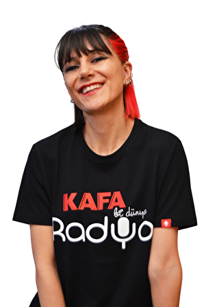 Kafa Radyo Kadın Tişört