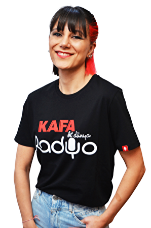Kafa Radyo Kadın Tişört