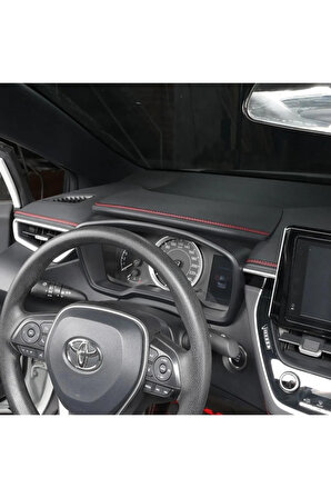 Opel Corsa D Deri Trim Araba Oto Kapı ve Torpido Üstü Çizgi Şerit 2.5 Mt Kırmızı