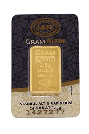 2,5 GRAM 24 AYAR ALTIN KAR SARRAF İAR