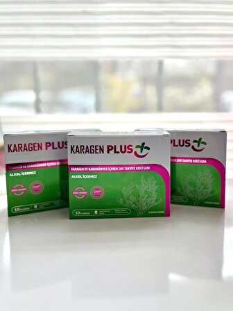 U-Health Pharma Karagen Plus 10 Flakon 3'lü Set