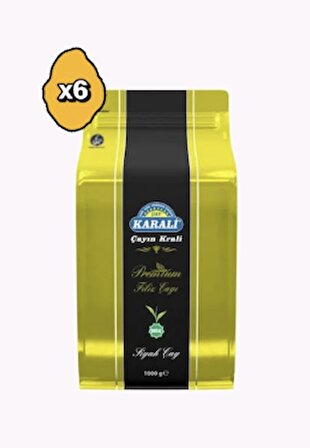 Karali Premium Filiz Dökme Çay 1 Kg x 6 Adet