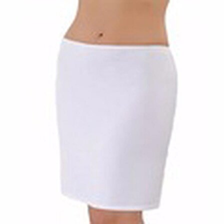 NBB 2900 Bayan Kısa Dizüstü Etek Altı Jüpon Kadın Elbise Astarı
