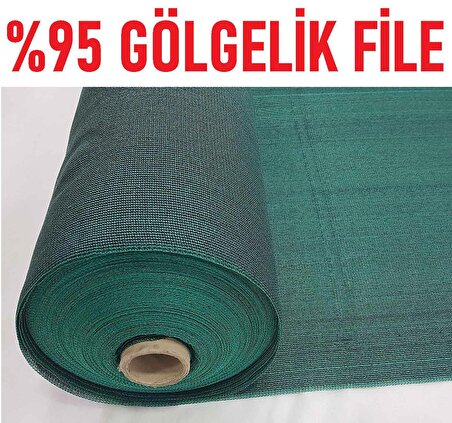 Abdioğulları %95 Gölgelik File 1,5m X 100m Bahçe Çit Örtüsü Meyve Ağacı Örtüsü