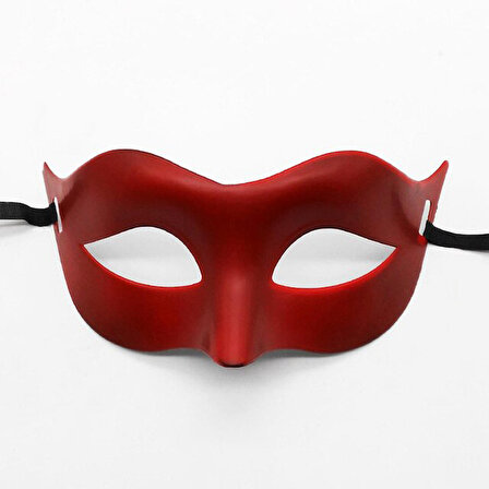 Parti Aksesuar Kırmızı Renk Kostüm Partisi Venedik Balo Maskesi