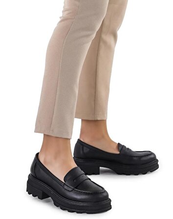 Feles Oxford Günlük Loafer Kadın Ayakkabı
