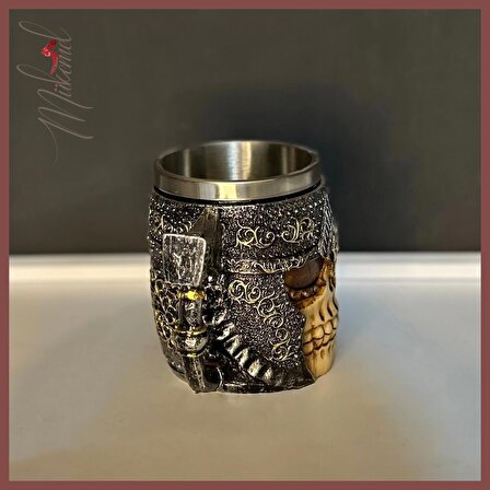 kral kafatası Figür kupa kupalar bardak kadeh 330ml Dekoratif Obje ve Biblo Aksesuarları