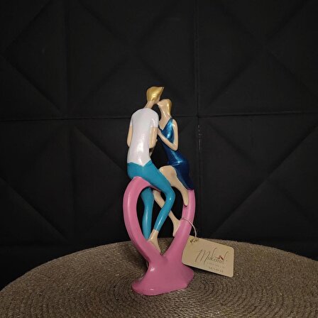 aşıklar öpücük Dekoratif Obje ve Biblo masa dekorasyon salon ofis Aksesuarları, Sevgililer Günü