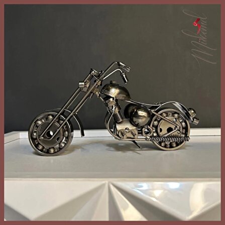Metal Harley-davidson Motosiklet Dekoratif Obje Ve Biblo Masa Dekorasyon Salon Ofis Aksesuarları