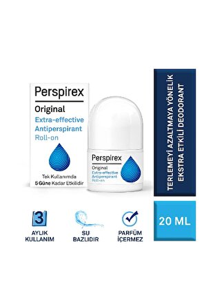Perspirex Orijinal Terleme Önleyici 2'li ve Güçlü Antiperspirant Roll-on 20 Ml