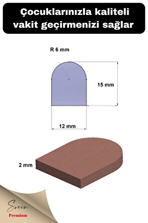 Premium Minyatür Kendin Yap 1/16 Ölçekli Düz Çatı 100 Adet Kiremit İnşaat Seti Yapıştırıcı Hediyeli