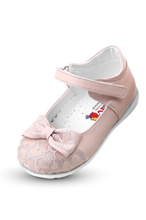 Kız Bebek Ortopedik Ayakkabı Spor Babet BSSK 200 PUDRA
