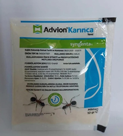 Syngenta Adivon Karınca Granül Yem 10GR