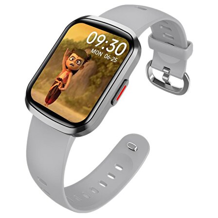 Pro 5 Beyaz Bluetooth Kulaklık HW13 Smartwatch Gri Akıllı Saat