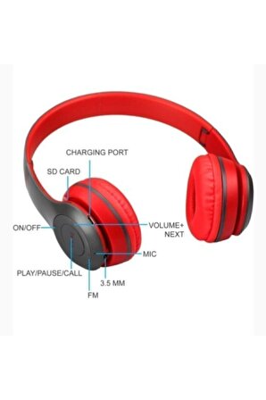 P47 Wıreless 5.0 Bluetooth Kablosuz Mp3 Çalar Kulaklık